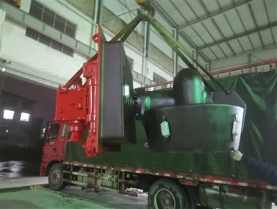 Propulsor de azimute de hélice de barco bem montado com passo fixo